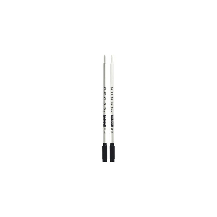 Cross Black Medium Ballpoint Refill, Dual Pack