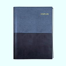 Debden Vanessa A4 Mid Year Diary, Day to Page, Black, 2025/2026