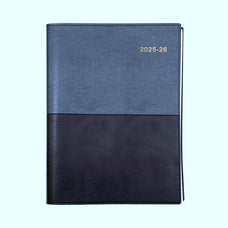 Debden Vanessa A5 Mid Year Diary, Day to Page, Black, 2025/2026