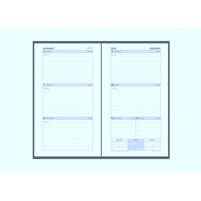 Debden Dayplanner Mid Year Personal Week to View Refill 2025/2026