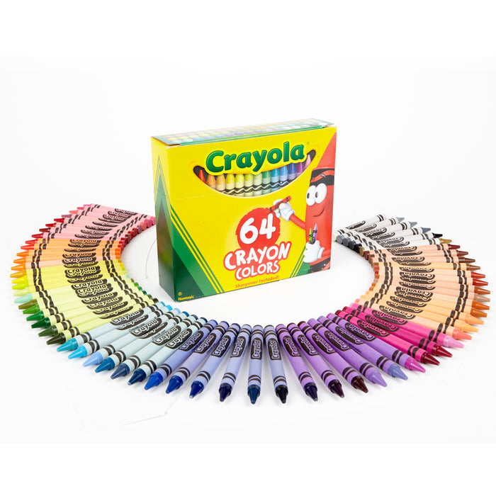 Crayola Crayons With Sharpener, 64's pack