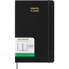 Moleskine Undated Planner Weekly + Notes Large, Black, 210mm x 130mm