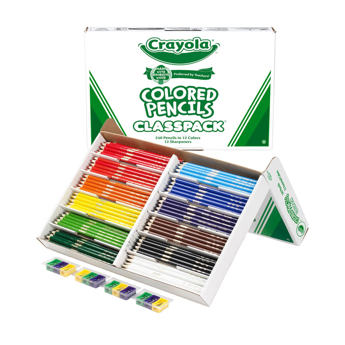 Crayola Colored Pencil Classpack, 240 Pieces