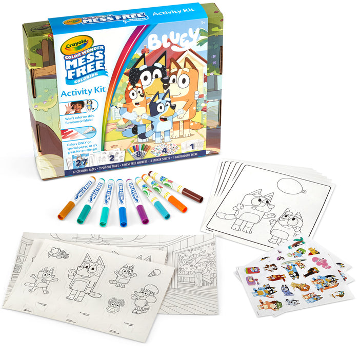 Crayola Color Wonder Activity Kit, Bluey