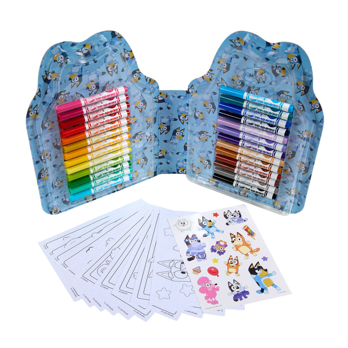 Crayola Color & Sticker Bluey Kit, 45 Pieces