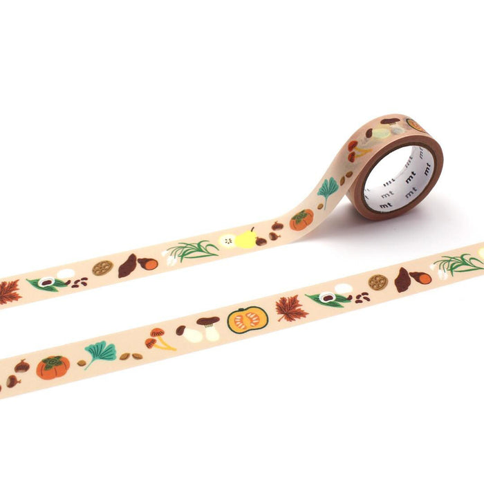 MT Washi Tape 15mm x 5mt, La Maupetit Golden Autumn