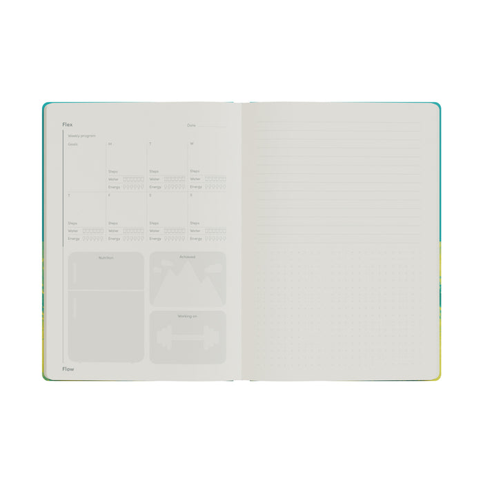 Jumble & Co A5 Fitness Journal, Flex & Flow