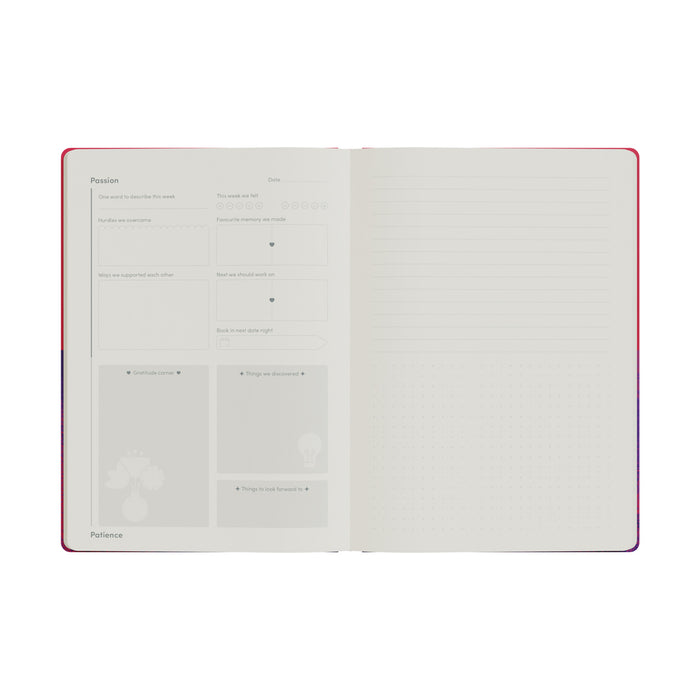Jumble & Co A5 Relationship Journal, Passion & Patience