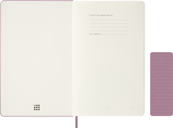 2027 Moleskine 12 Month Daily Hard Cover Diary Large 130mm x 210mm Majestic Pink