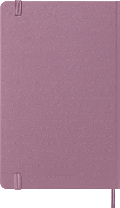 2027 Moleskine 12 Month Daily Hard Cover Diary Large 130mm x 210mm Majestic Pink