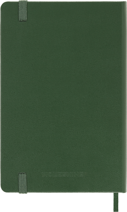 2027 Moleskine 12 Month Daily Hard Cover Pocket Diary 90mm x 140mm Myrtle Green
