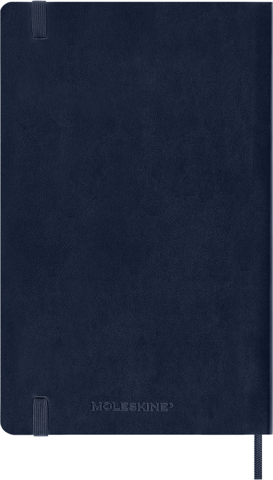 2027 Moleskine 12 Month Daily Soft Cover Diary Large 130mm x 210mm Sapphire Blue