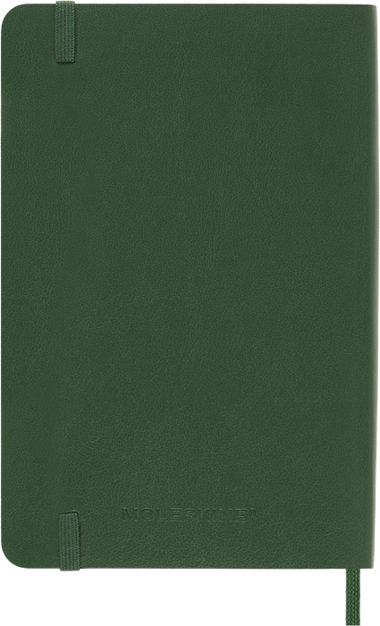 2027 Moleskine 12 Month Daily Soft Cover Pocket Diary 90mm x 140mm Myrtle Green