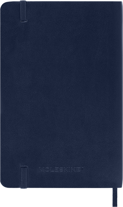 2027 Moleskine 12 Month Daily Soft Cover Pocket Diary 90mm x 140mm Sapphire Blue