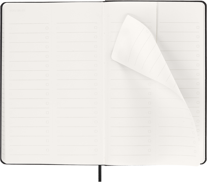 2027 Moleskine Professional 12 Month Weekly Vertical Hard Cover Diary Large 130mm x 210mm Black