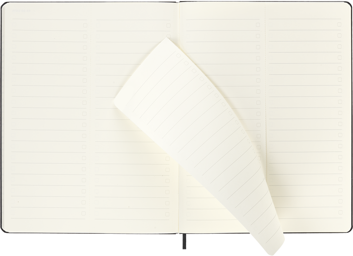 2027 Moleskine Professional 12 Month Weekly Vertical Hard Cover Diary XL 190mm x 250mm Black