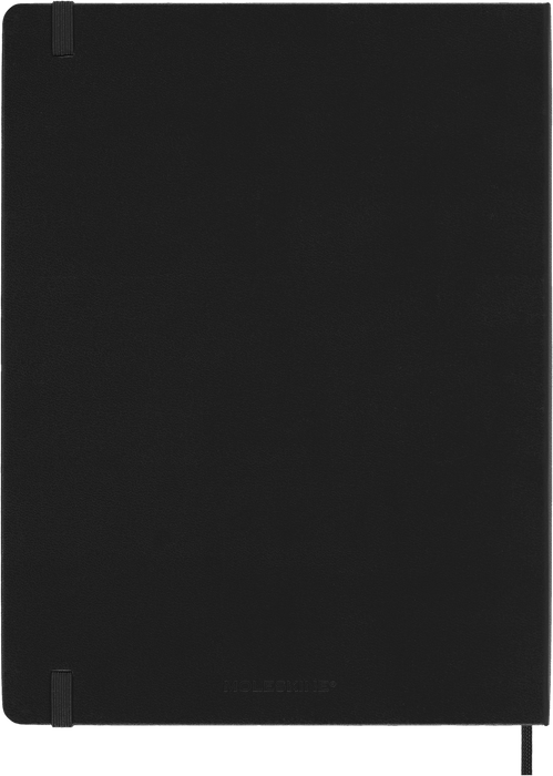 2027 Moleskine Professional 12 Month Weekly Vertical Hard Cover Diary XL 190mm x 250mm Black