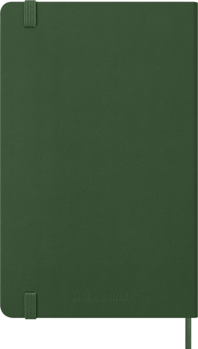 2027 Moleskine 12 Month Weekly + Notes Hard Cover Diary Large 130mm x 210mm Myrtle Green