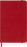 2027 Moleskine 12 Month Weekly + Notes Hard Cover Pocket Diary 90mm x 140mm Scarlet Red