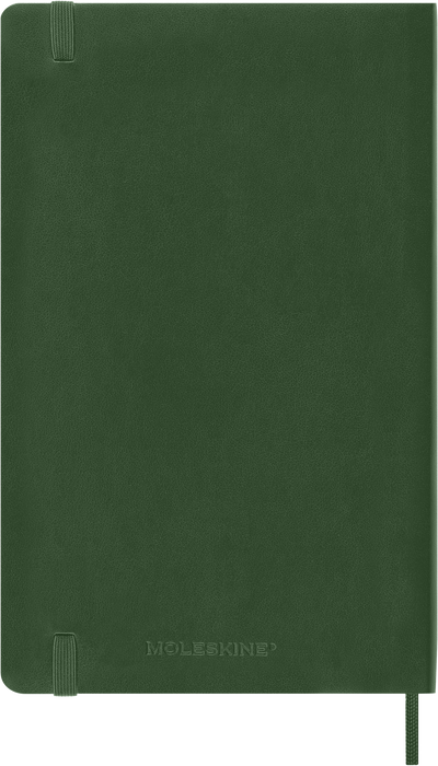 2027 Moleskine 12 Month Weekly + Notes Soft Cover Diary Large 130mm x 210mm Myrtle Green
