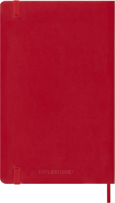 2027 Moleskine 12 Month Weekly + Notes Soft Cover Diary Large 130mm x 210mm Scarlet Red