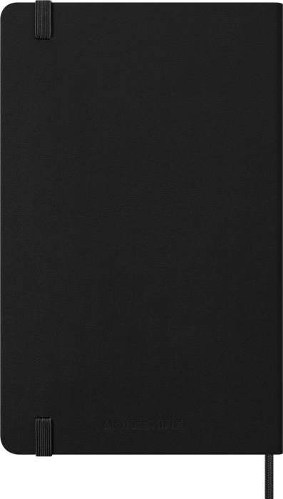 2027 Moleskine 12 Month Weekly Horizontal Hard Cover Diary Large 130mm x 210mm Black