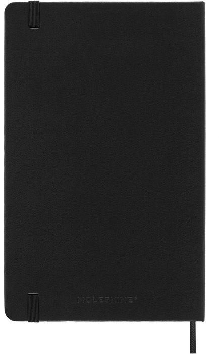 2027 Moleskine 12 Month Weekly Vertical Hard Cover Diary Large 130mm x 210mm Black