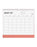 2027 Letts of London Conscious Wall Calendar 300mm x 270mm Clay