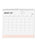 2027 Letts of London Conscious Wall Calendar 300mm x 270mm Rosewater