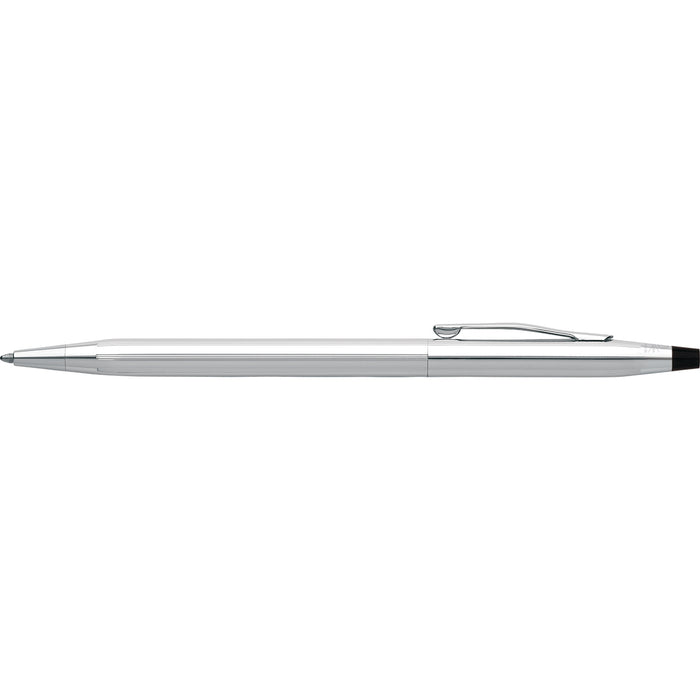 Cross Gift Set - Classic Century Chrome BP with Mocha Saffiano Leather Pen Case