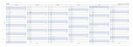 2027 Filofax Personal Refill Year Planner, Vertical, 95mm x 171mm