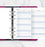 2027 Filofax Personal Refill Year Planner, Vertical, 95mm x 171mm
