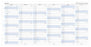 2027 Filofax A5 Year Planner Refill, Vertical, 148mm x 210mm