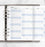 2027 Filofax A5 Year Planner Refill, Vertical, 148mm x 210mm