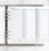 2027 Filofax A5 Year Planner Refill, Horizontal, 148mm x 210mm