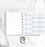 2027 Filofax A5 Notebook Year Planner Refill, 148mm x 210mm