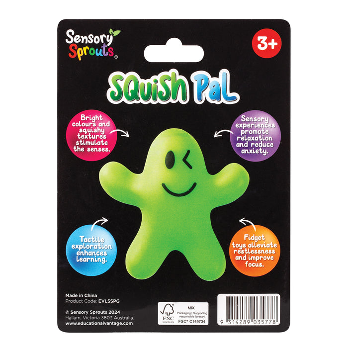 Sensory Sprouts Squish Pal, Green