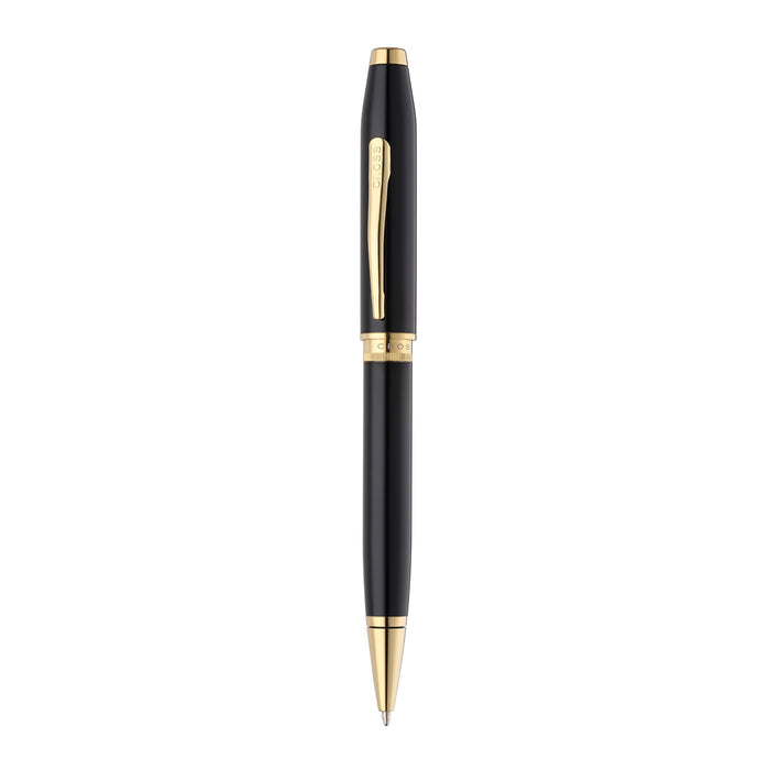 Cross Foundry Black Lacquer w/Gold Trim Ballpoint Pen