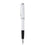 Cross Lume White with Chrome Trim Fountain Pen, Medium Nib