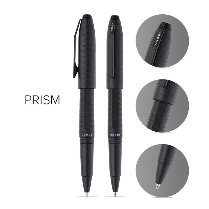 Cross Prism Obsidian Black with Matt Black Trim Rollerball Pen