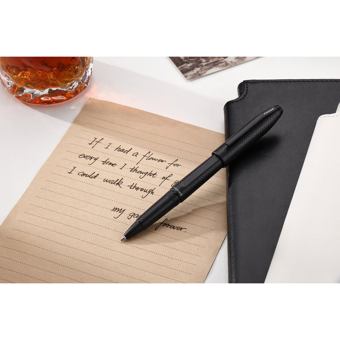 Cross Prism Obsidian Black with Matt Black Trim Ballpoint Pen