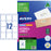 Avery L7164 White Premium Addressing Labels with AveryEco 12up Inkjet & Laser Printable, 50 Sheets