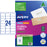 Avery L7159 White Premium Addressing Labels with AveryEco 24up Inkjet & Laser Printable, 10 Sheets