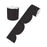 LCBF Black & White Crosses Rolled Scalloped Border