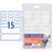 Avery 40700 No-Iron Fabric Labels Assorted White 45 Labels on A6 Sheet