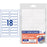 Avery 40720 No-Iron Fabric Labels White 54 Labels on A6 Sheet