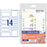 Avery 41423 Kids Durable Labels Dishwasher & Microwave Safe 42 Labels Rainbow