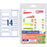 Avery 41425 Kids Durable Labels Dishwasher & Microwave Safe 42 Labels Education