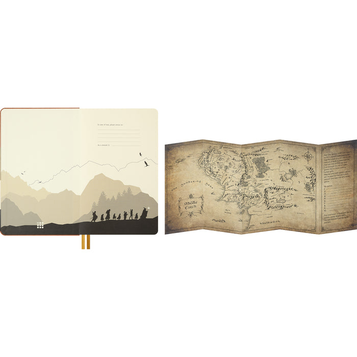 Moleskine Limited Edition Lord Of The Rings Ruled Notebook Frodo & Sam 130mm x 210mm Large