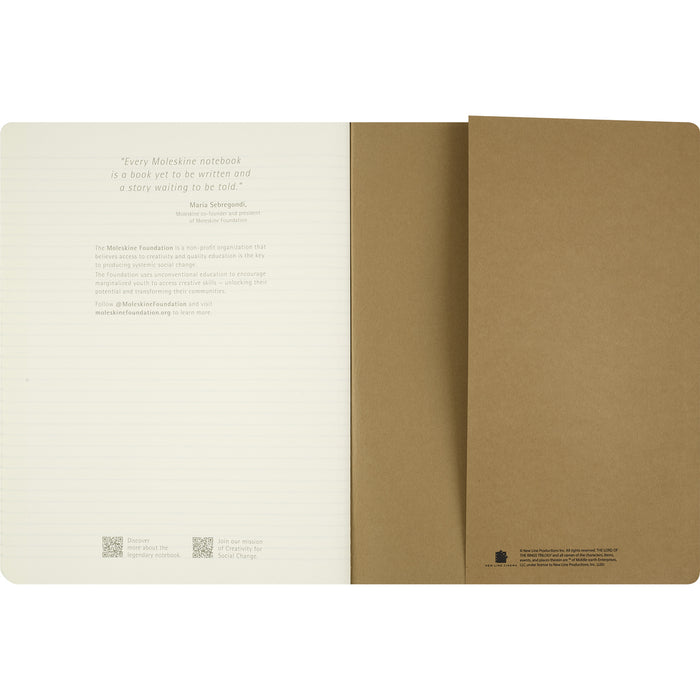 Moleskine Limited Edition Lord Of The Rings Cahier Ruled Journals 190mm x 250mm XL, Pack of 3